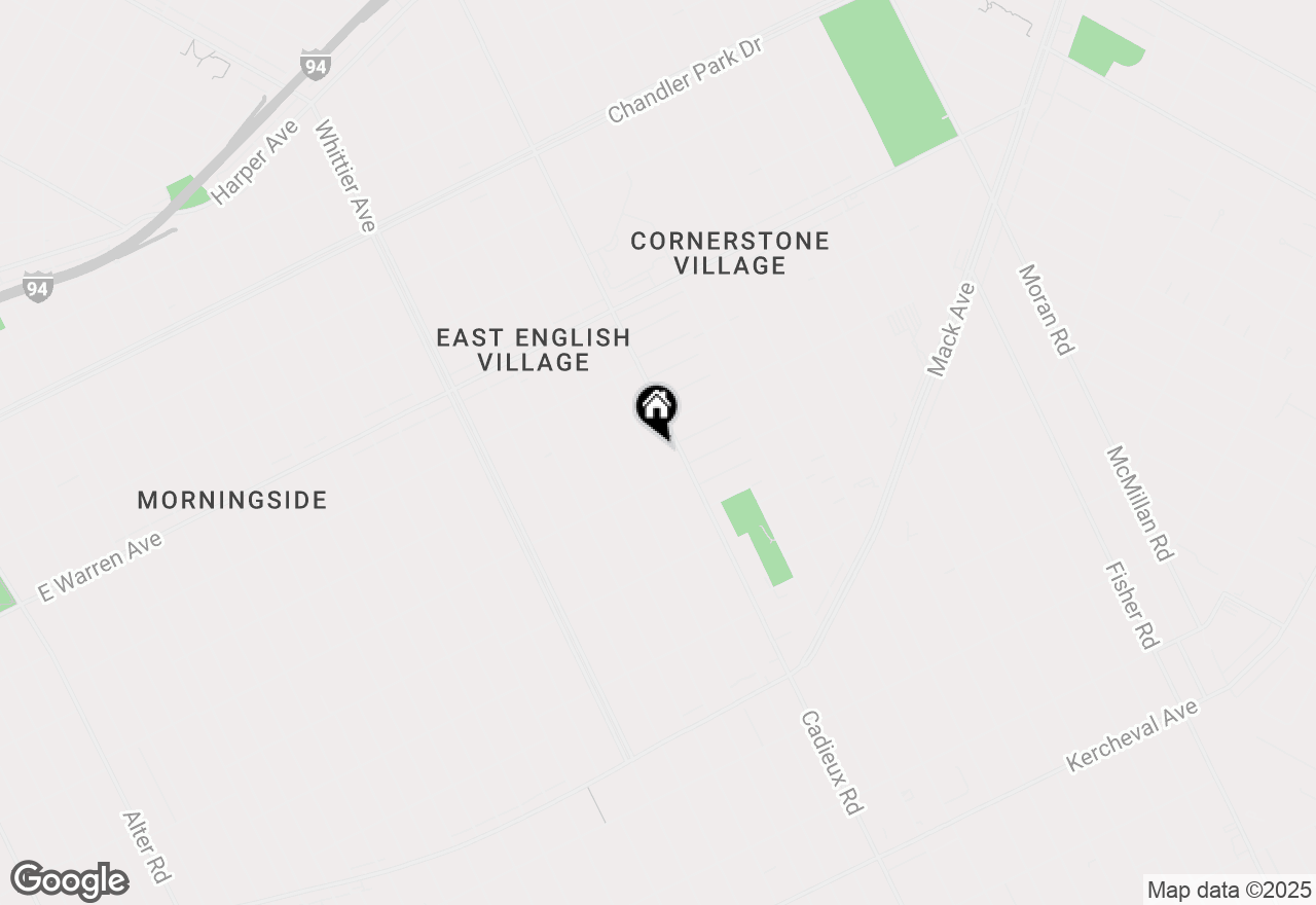 Map of 4356 Harvard Road, Detroit, MI 48224