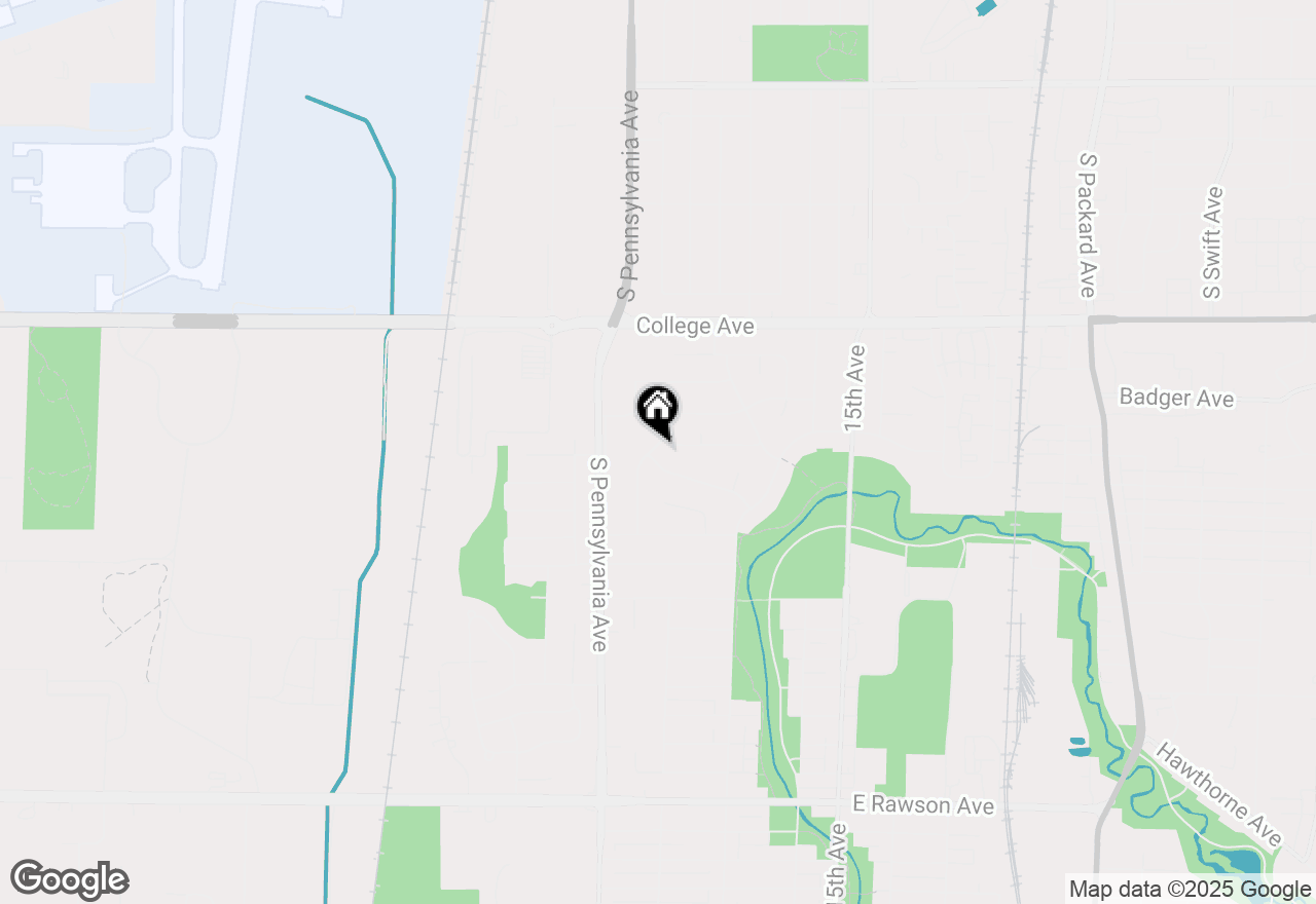 Map of 325 Willow Ln, South Milwaukee, WI 53172