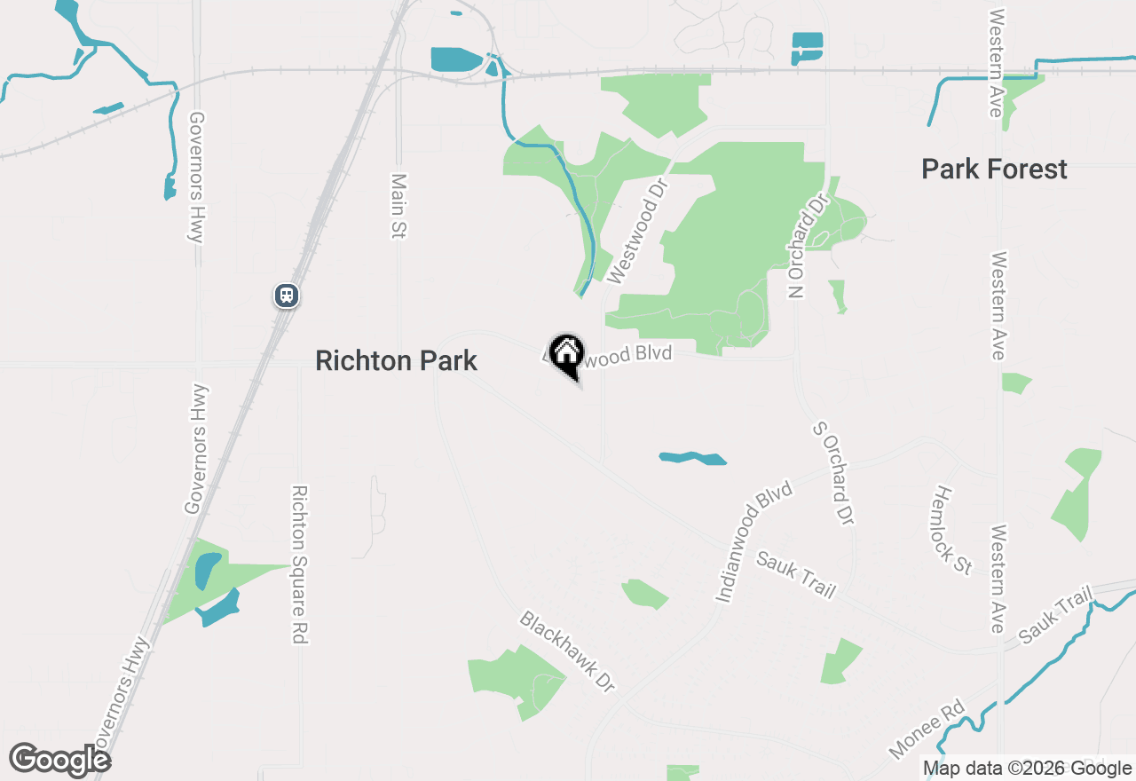 Map of 311 Windsor Street, Park Forest, IL 60466