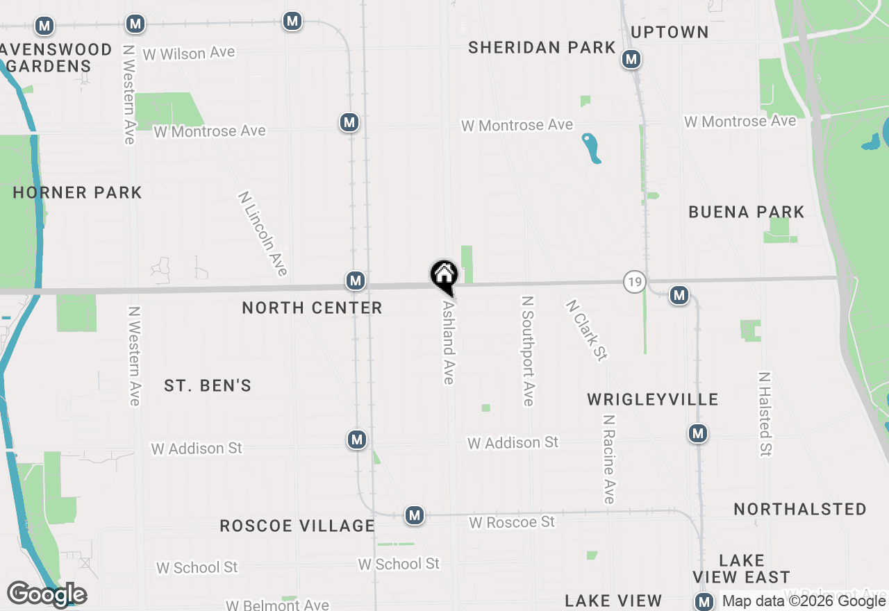 Map of (Address confidential), Chicago, Illinois 60613