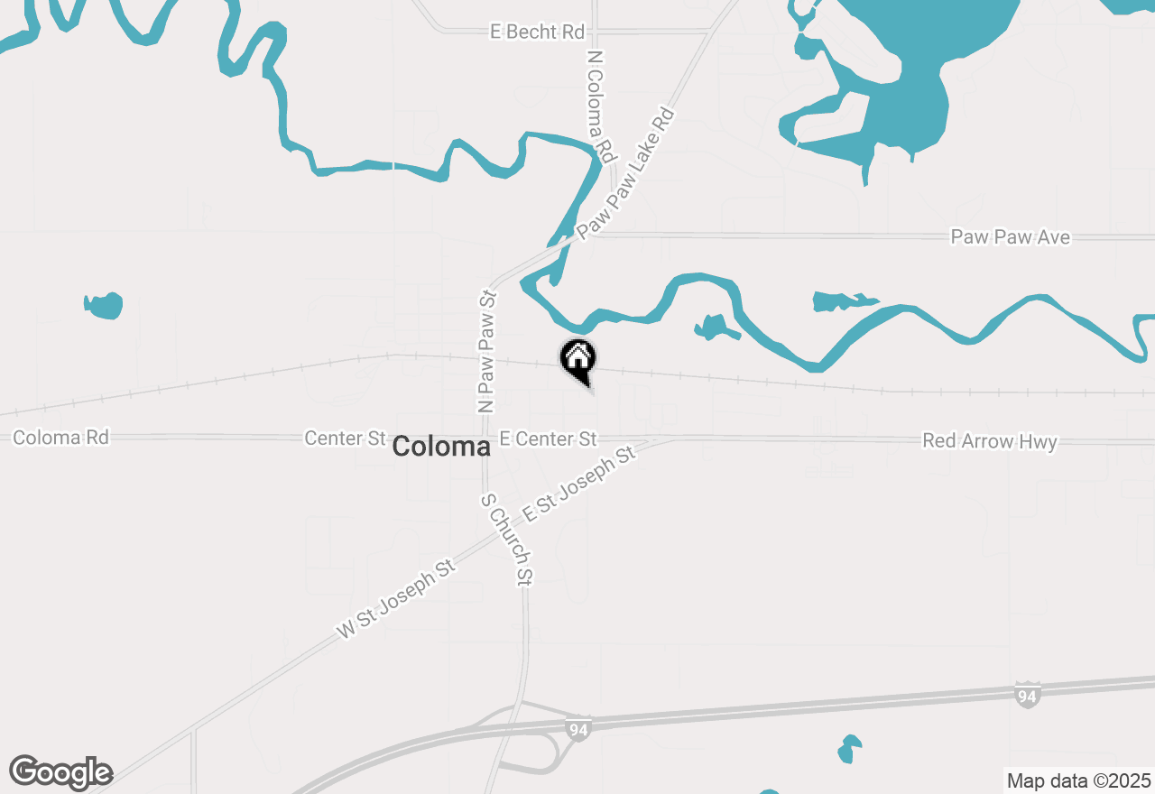 Map of 274 E Logan Street, Coloma, MI 49038