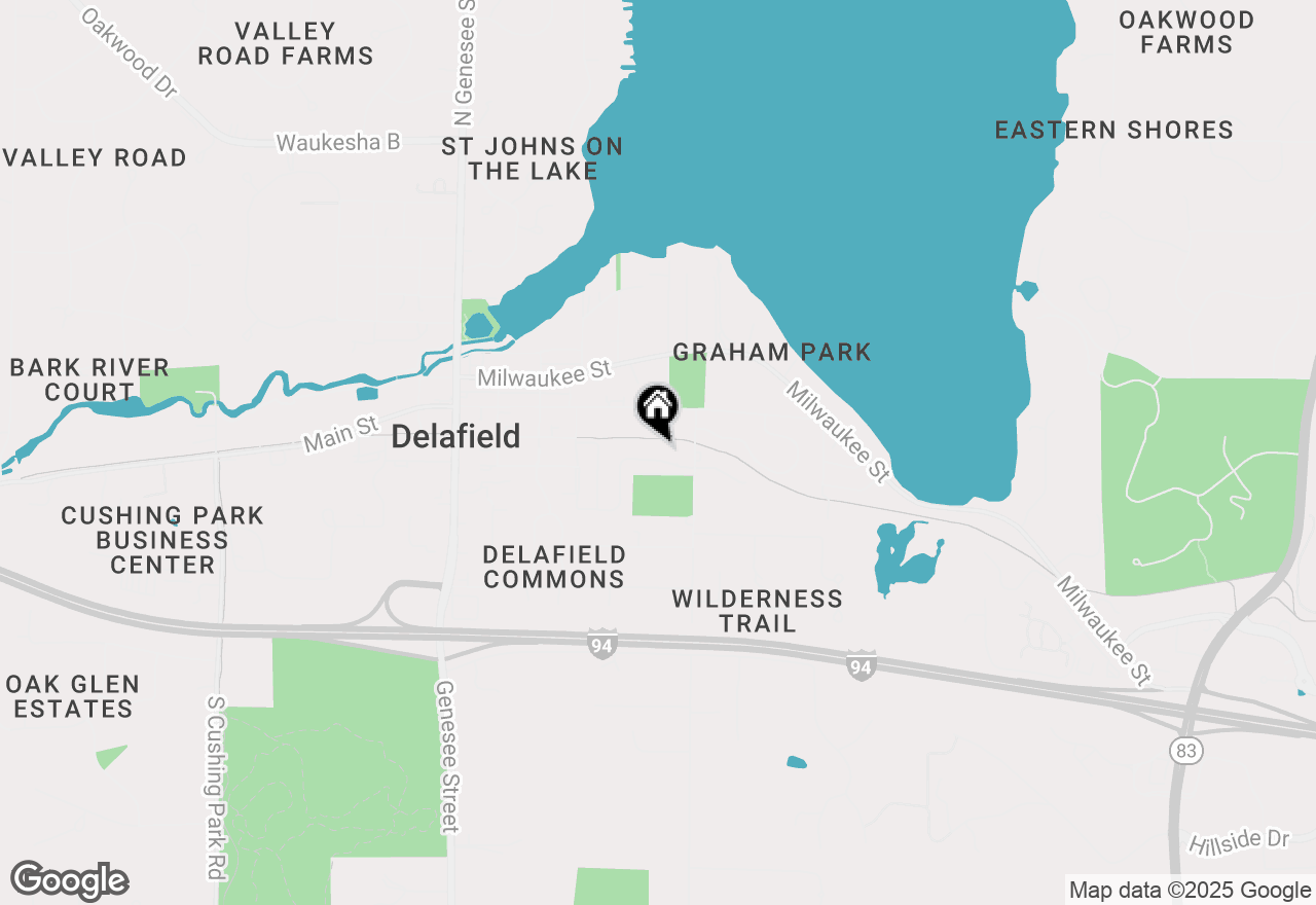 Map of 1055 Park Way #LT3, Delafield, WI 53018