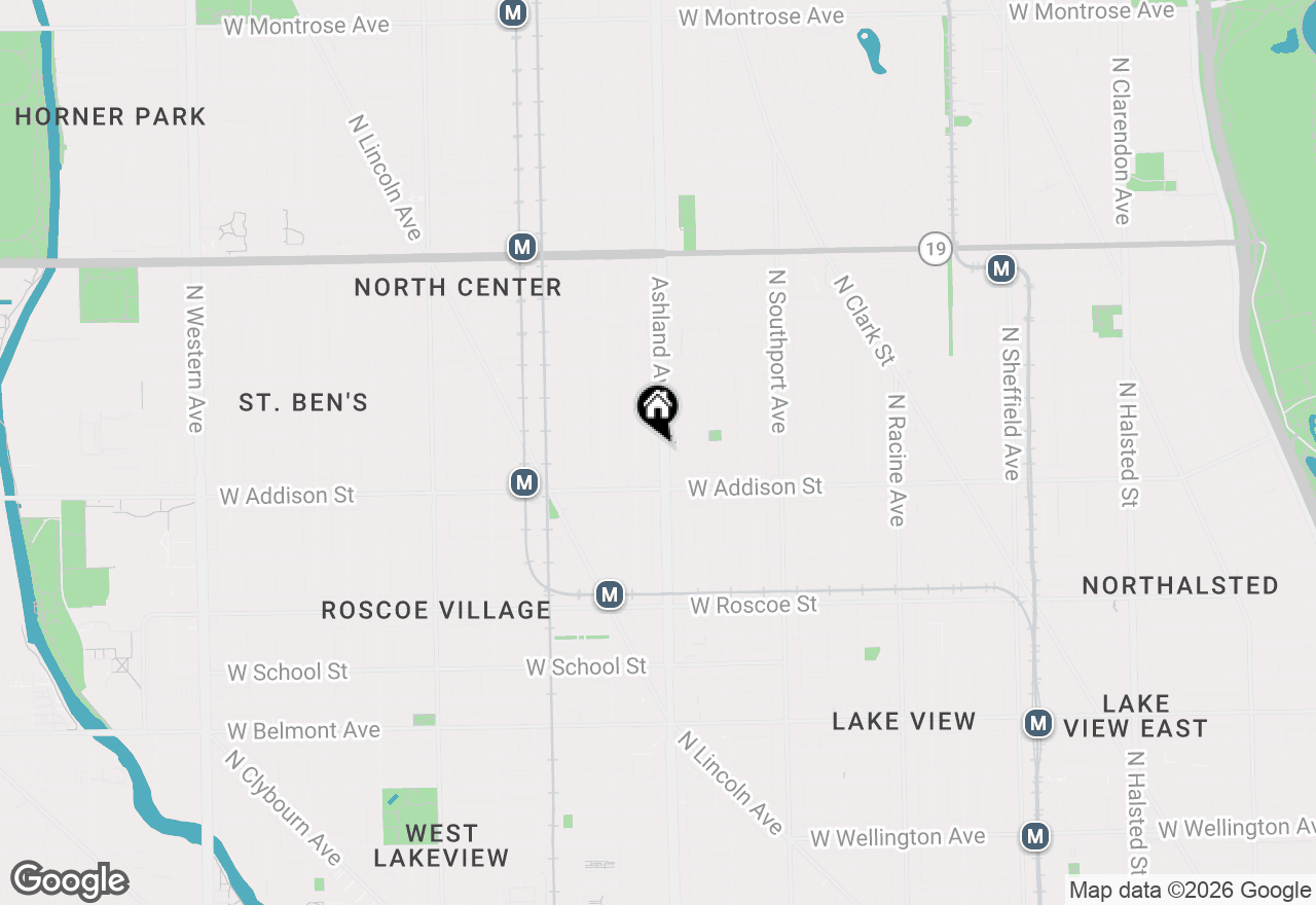 Map of 3636 N Ashland Avenue, Chicago, IL 60613