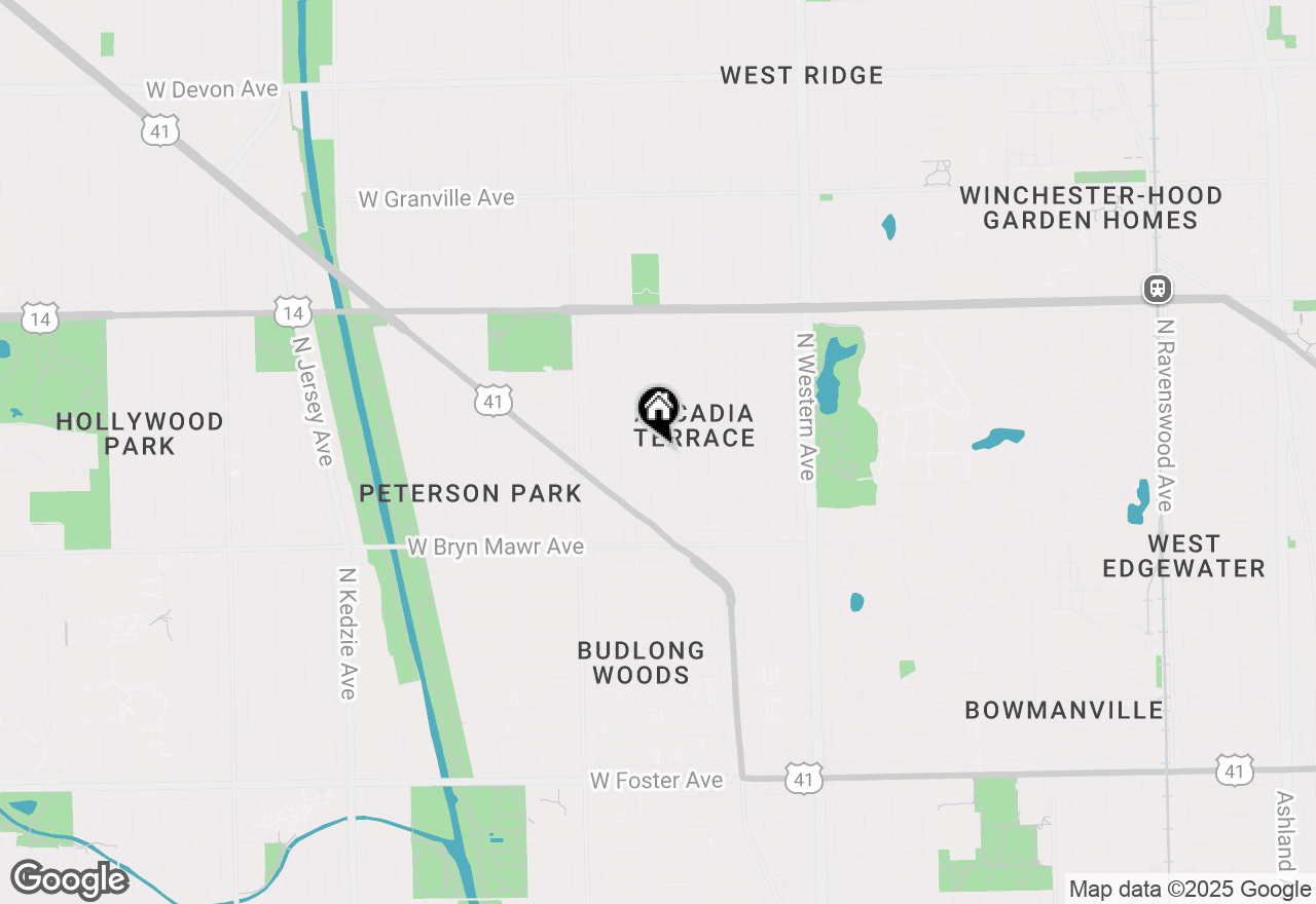 Map of 5734 N Talman Avenue, Chicago, IL 60659