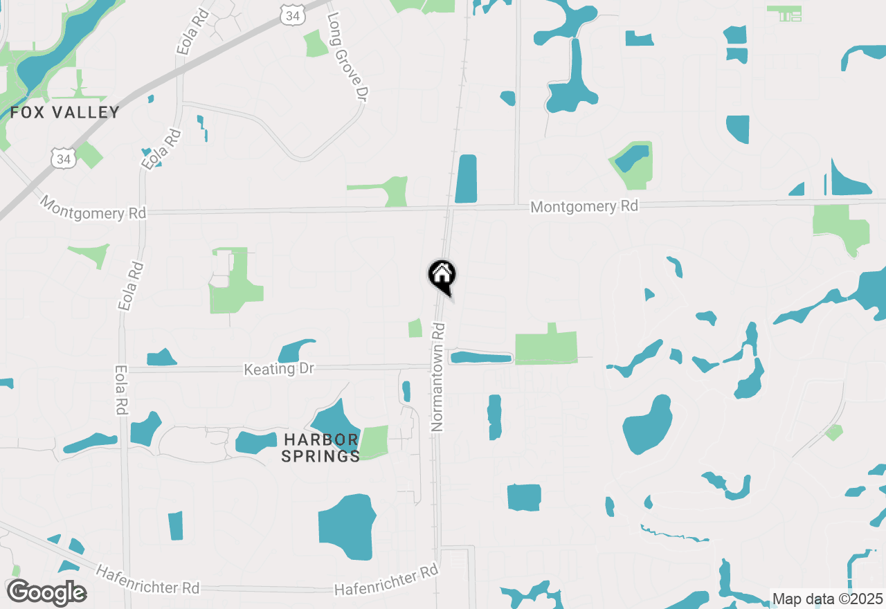 Map of 1580 Normantown Road #1580, Naperville, IL 60564