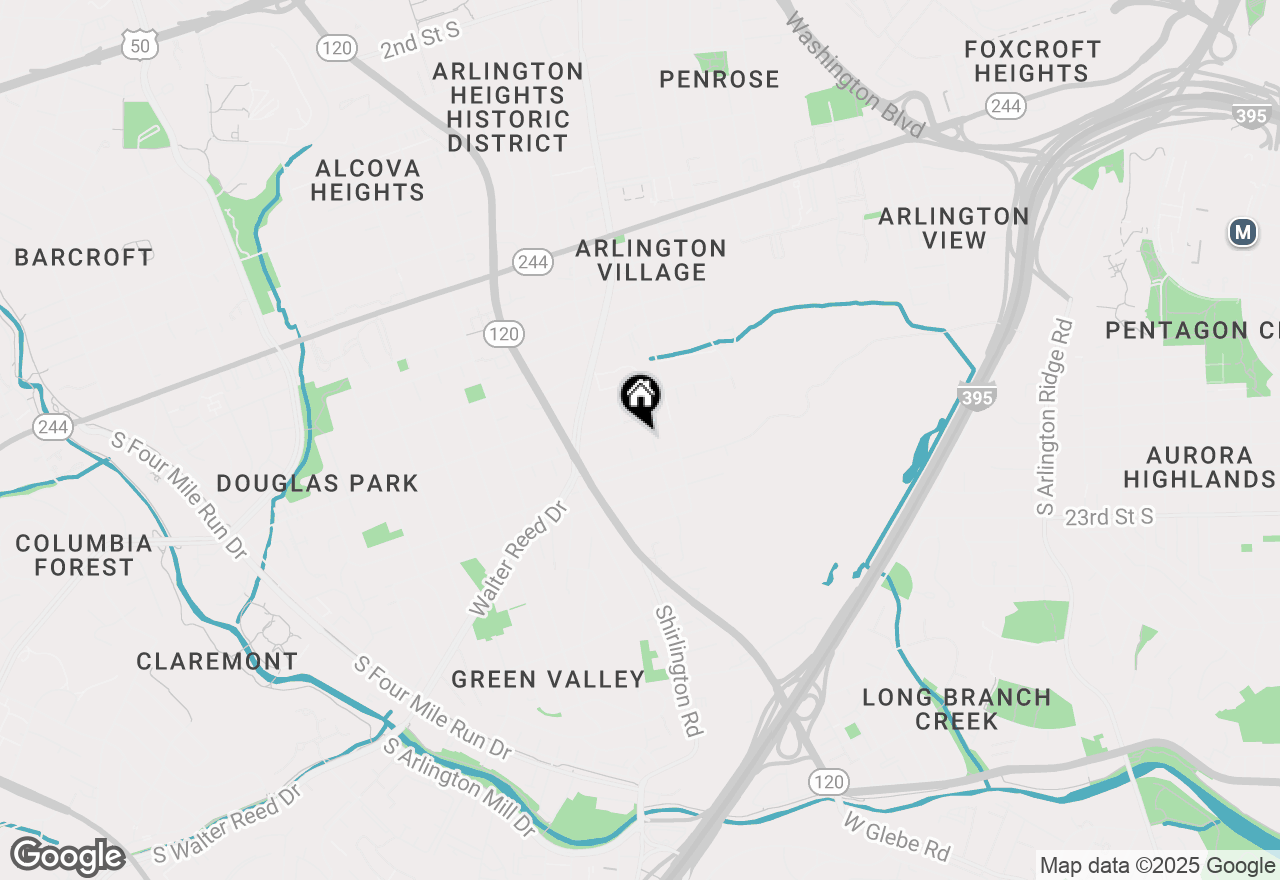 Map of 2912 17th Street S #302, Arlington, VA 22204
