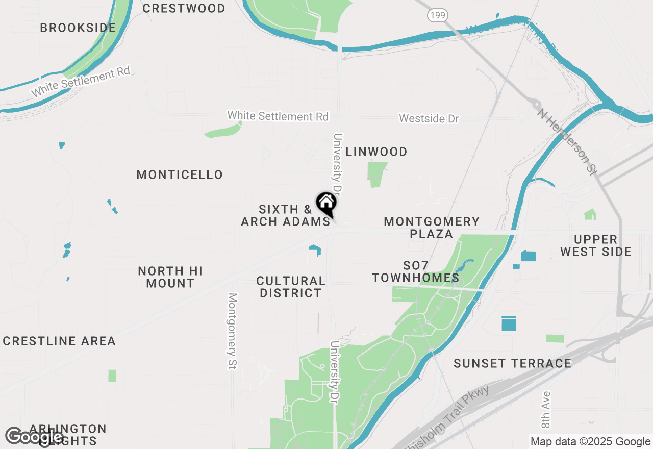 Map of 3100 W 7th Street #210, Fort Worth, TX 76107