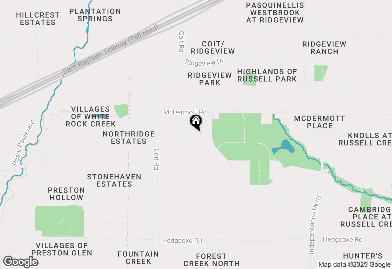 Map of 8813 Duncan Drive, Plano, TX 75025