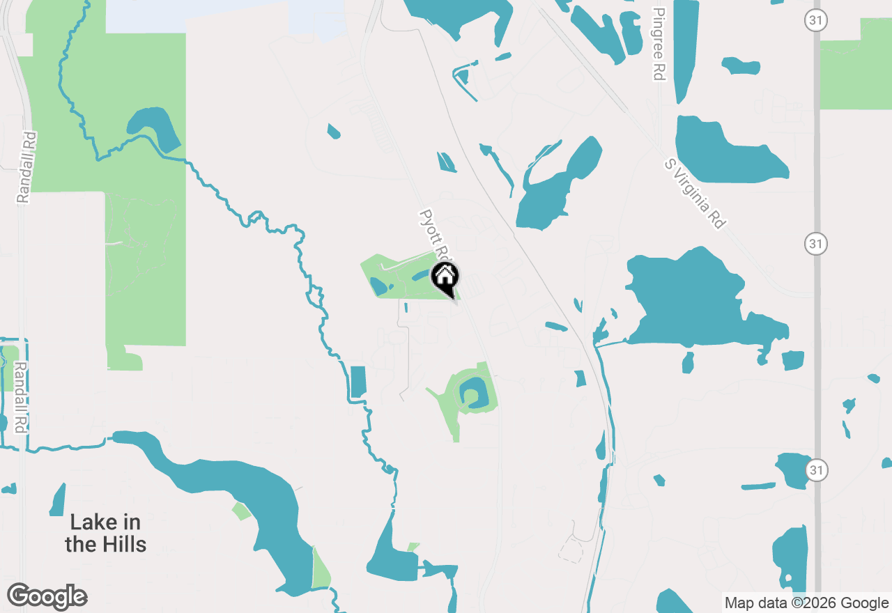 Map of 1363 Cunat Court #3D, Lake In The Hills, IL 60156