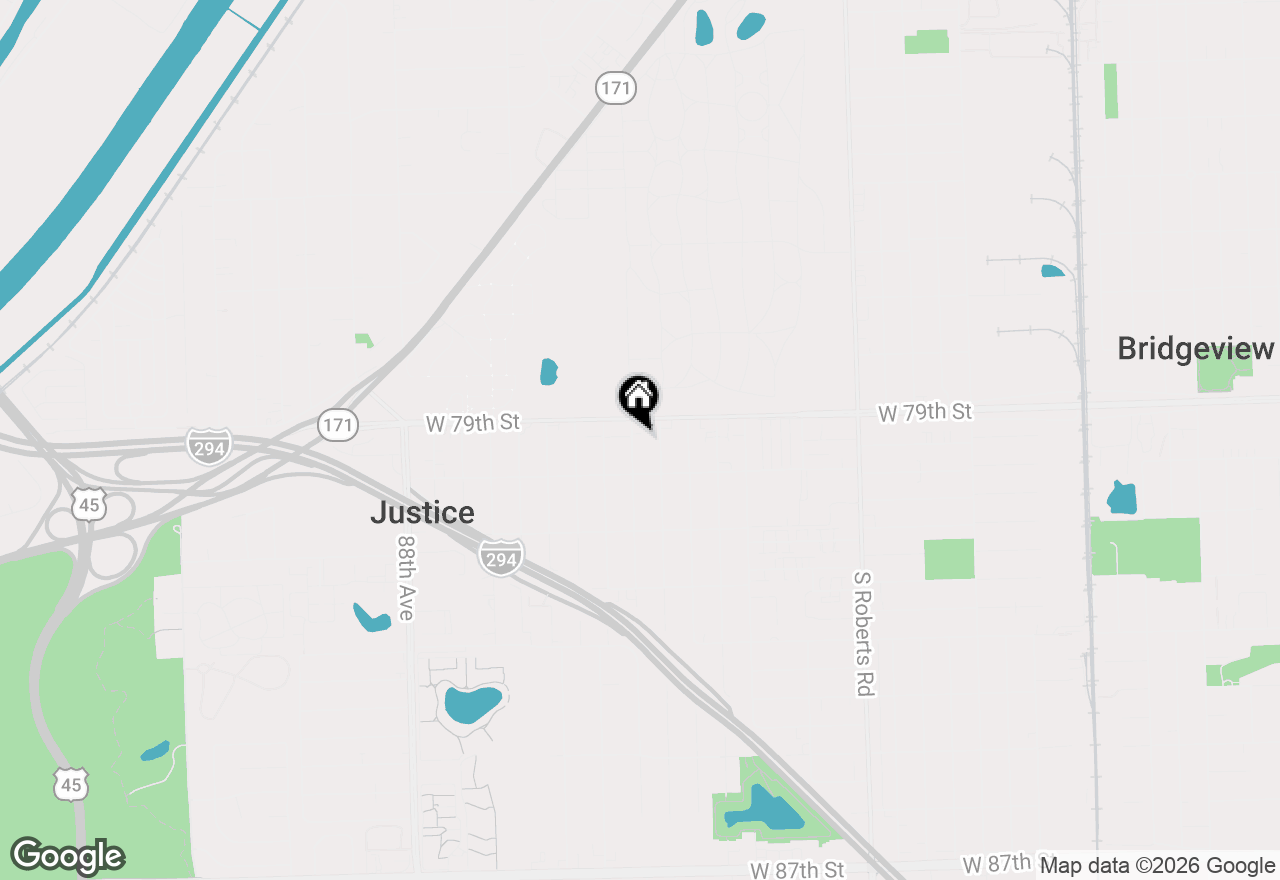 Map of 7915 S 84th Avenue #6, Justice, IL 60458
