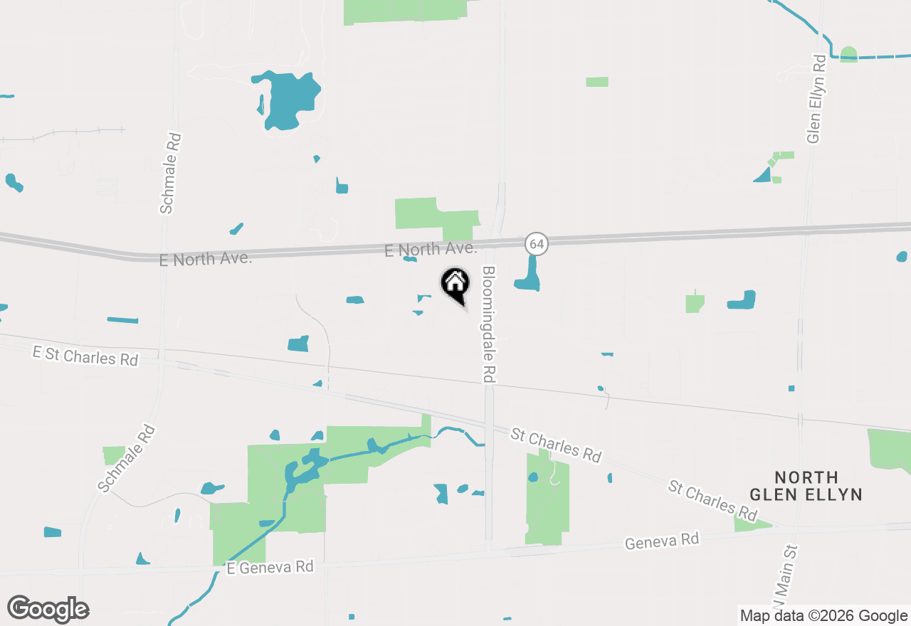 Map of 122 Kennebunk Court, Glendale Heights, IL 60139