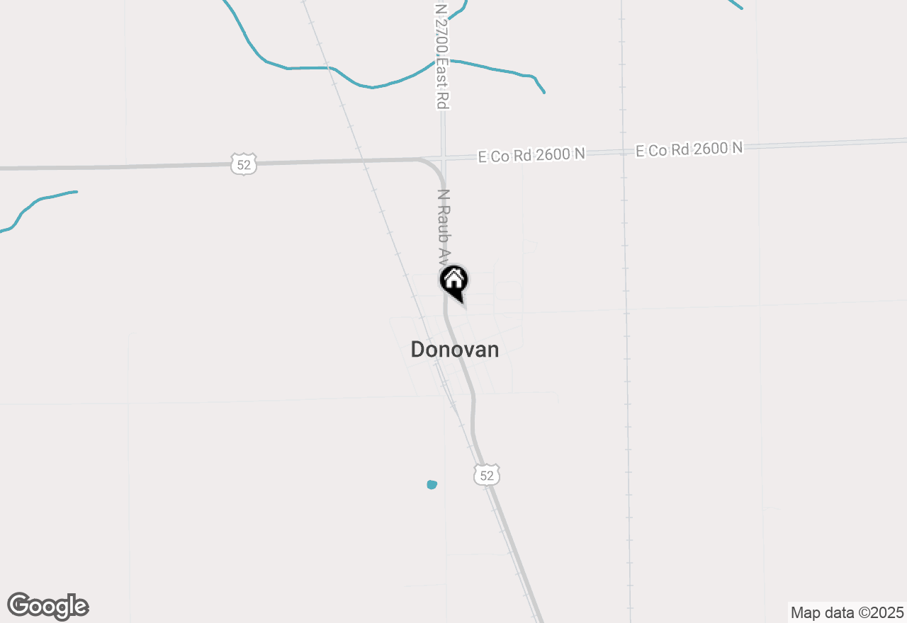 Map of 406 North Street, Donovan, IL 60931