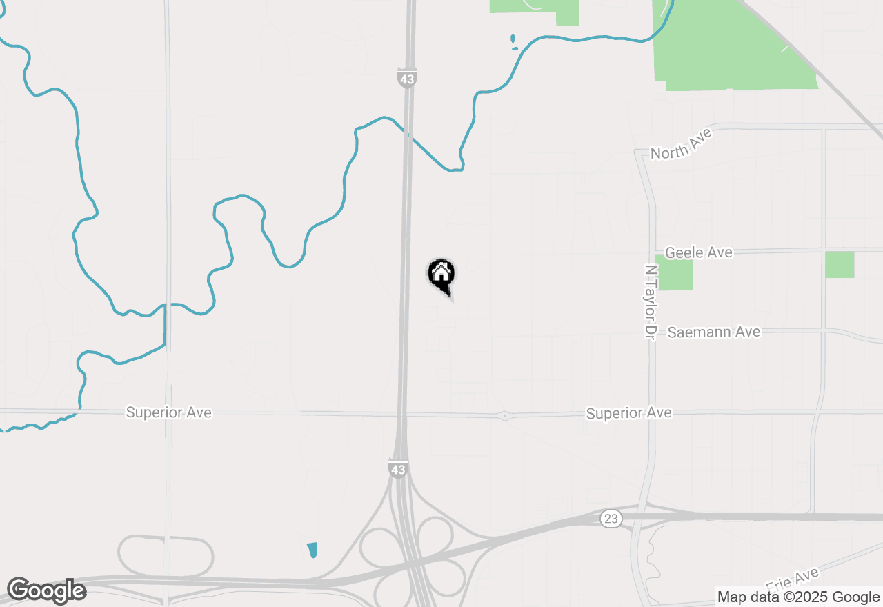 Map of 1909 Mapledale Ct, Sheboygan, WI 53081