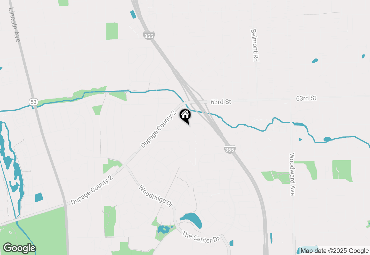 Map of 2630 Vale Court, Downers Grove, IL 60516