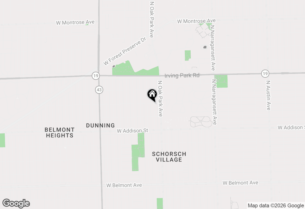 Map of 3756 N Newcastle Avenue, Chicago, IL 60634