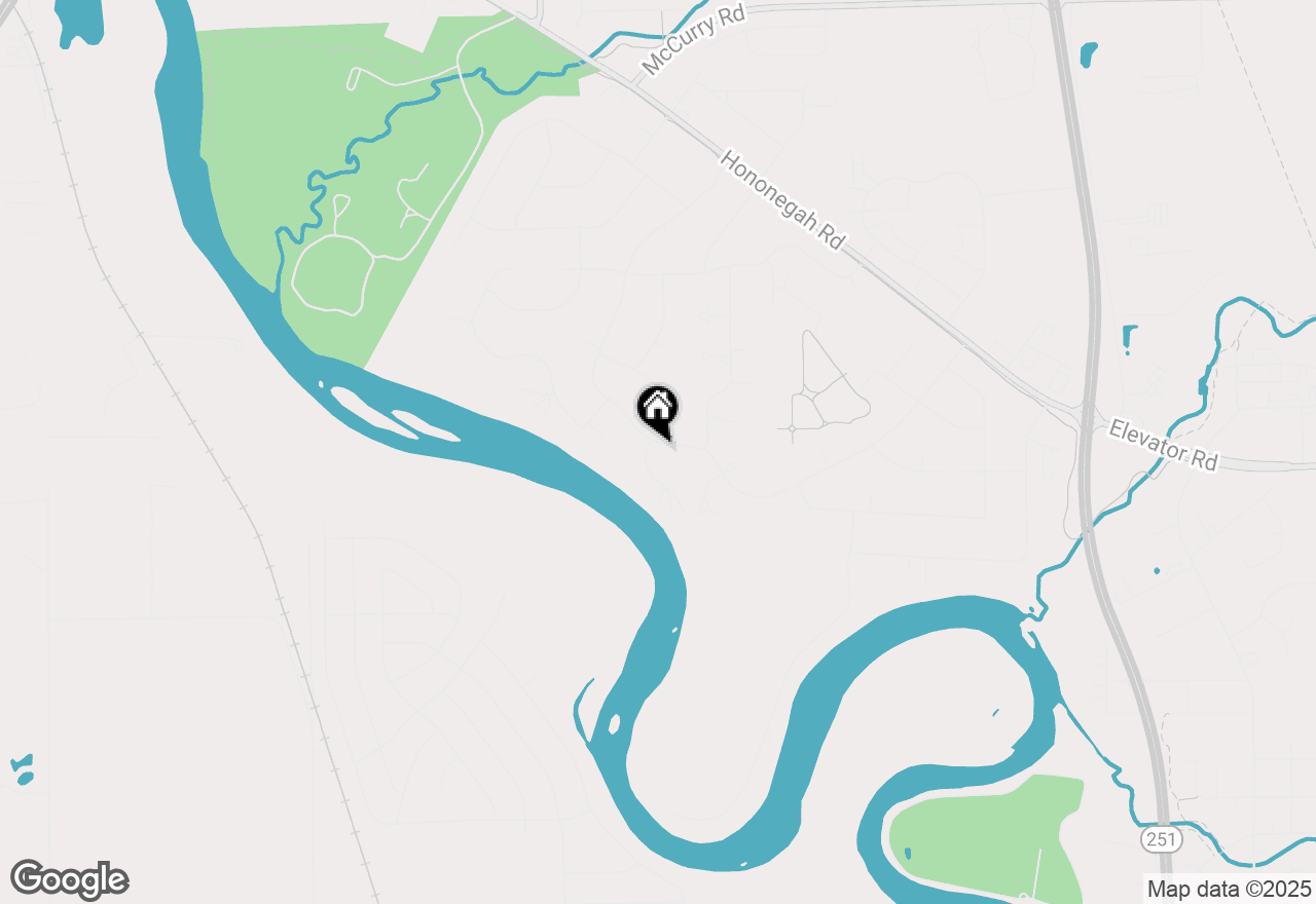 Map of 4381 Grainery Road, Roscoe, IL 61073