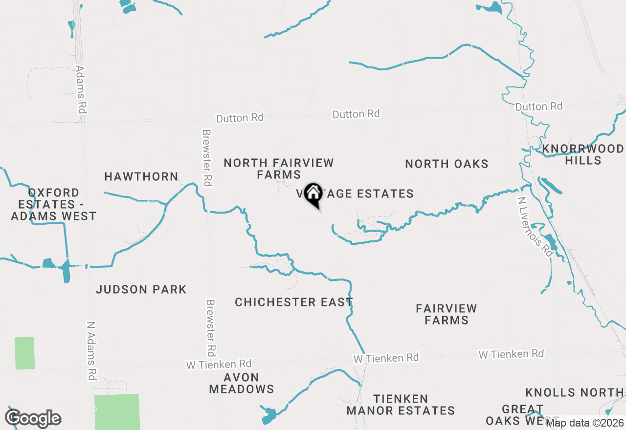 Map of 2000 Stonington Court, Rochester Hills, MI 48306