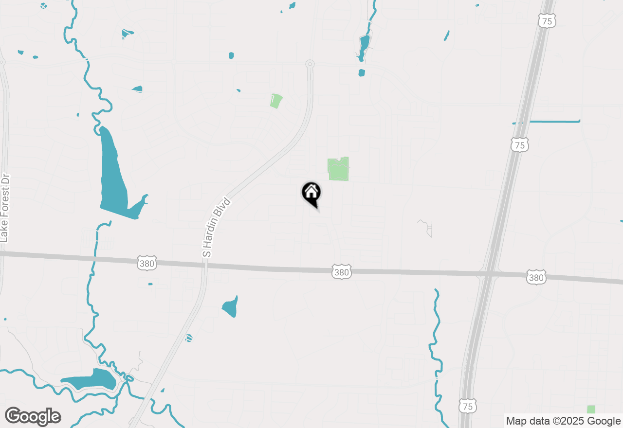 Map of 2908 Hawthorne Lane, Mckinney, TX 75071