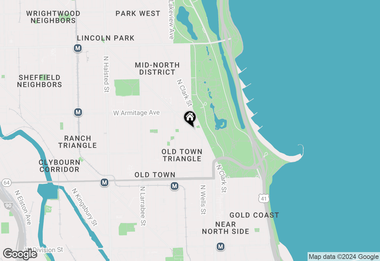 Map of 303 W Wisconsin Street, Chicago, IL 60614