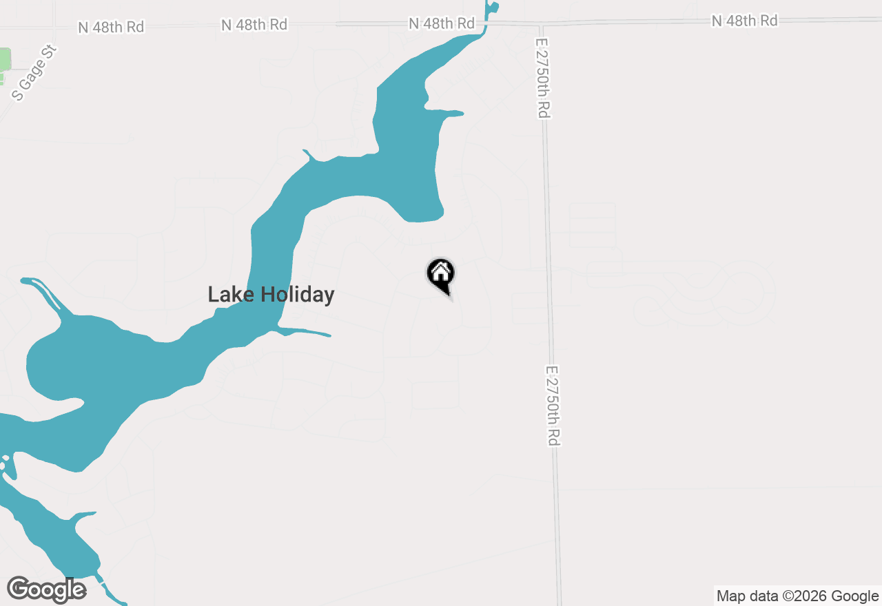 Map of 1816 Doris Road, Lake Holiday, IL 60548