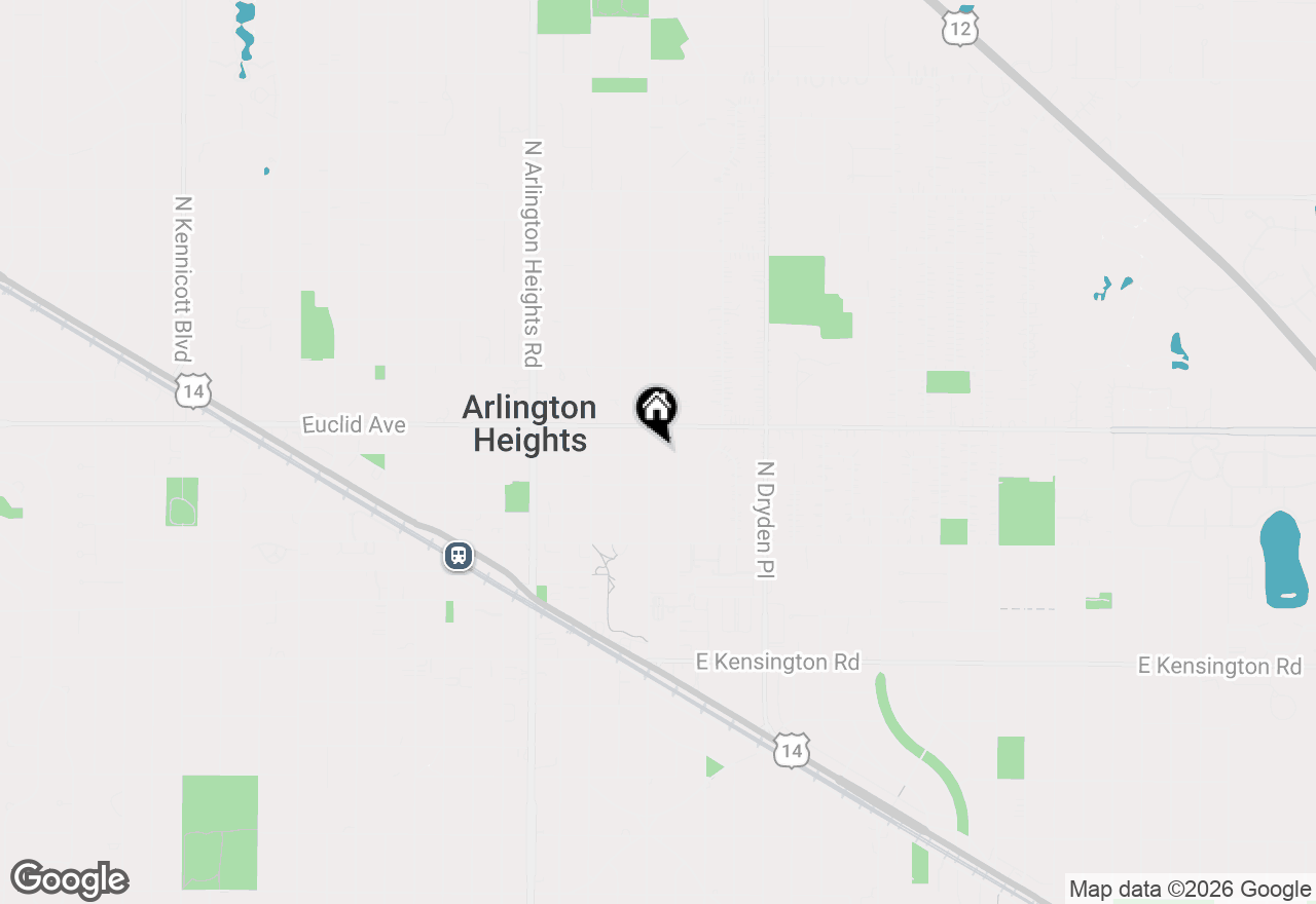 Map of 501 N Douglas Avenue, Arlington Heights, IL 60004