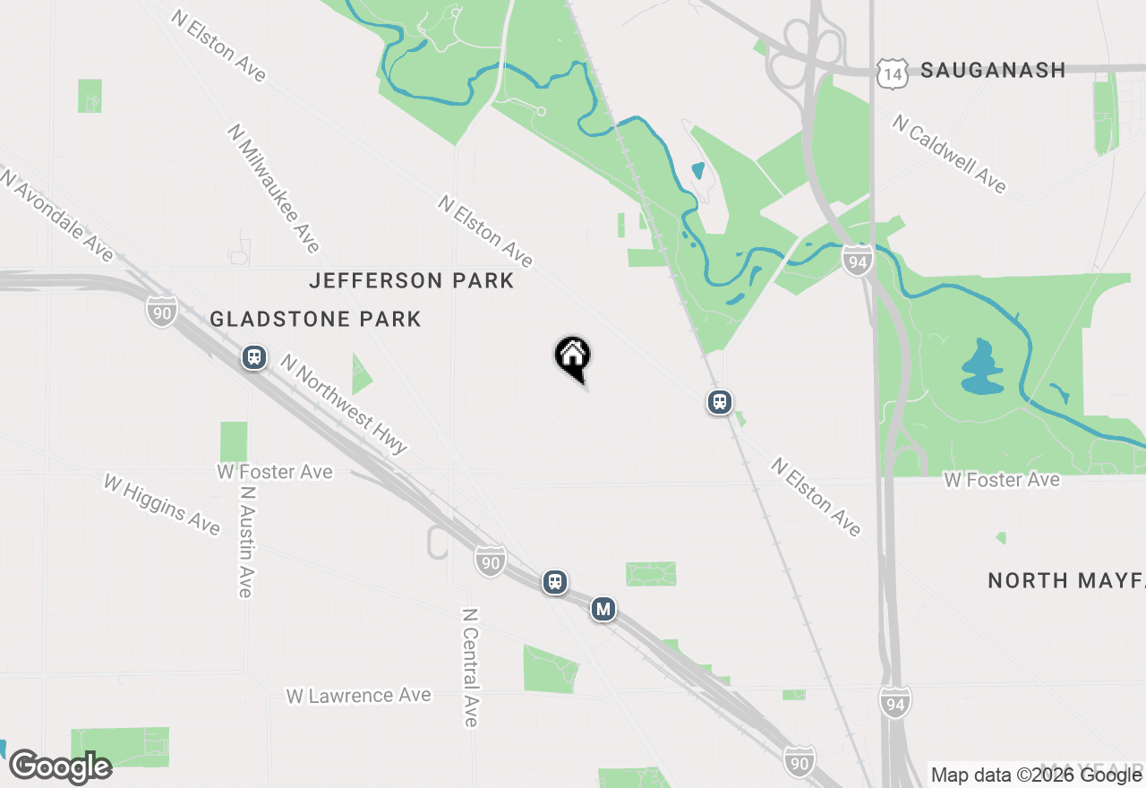 Map of 5337 N Ludlam Avenue, Chicago, IL 60630