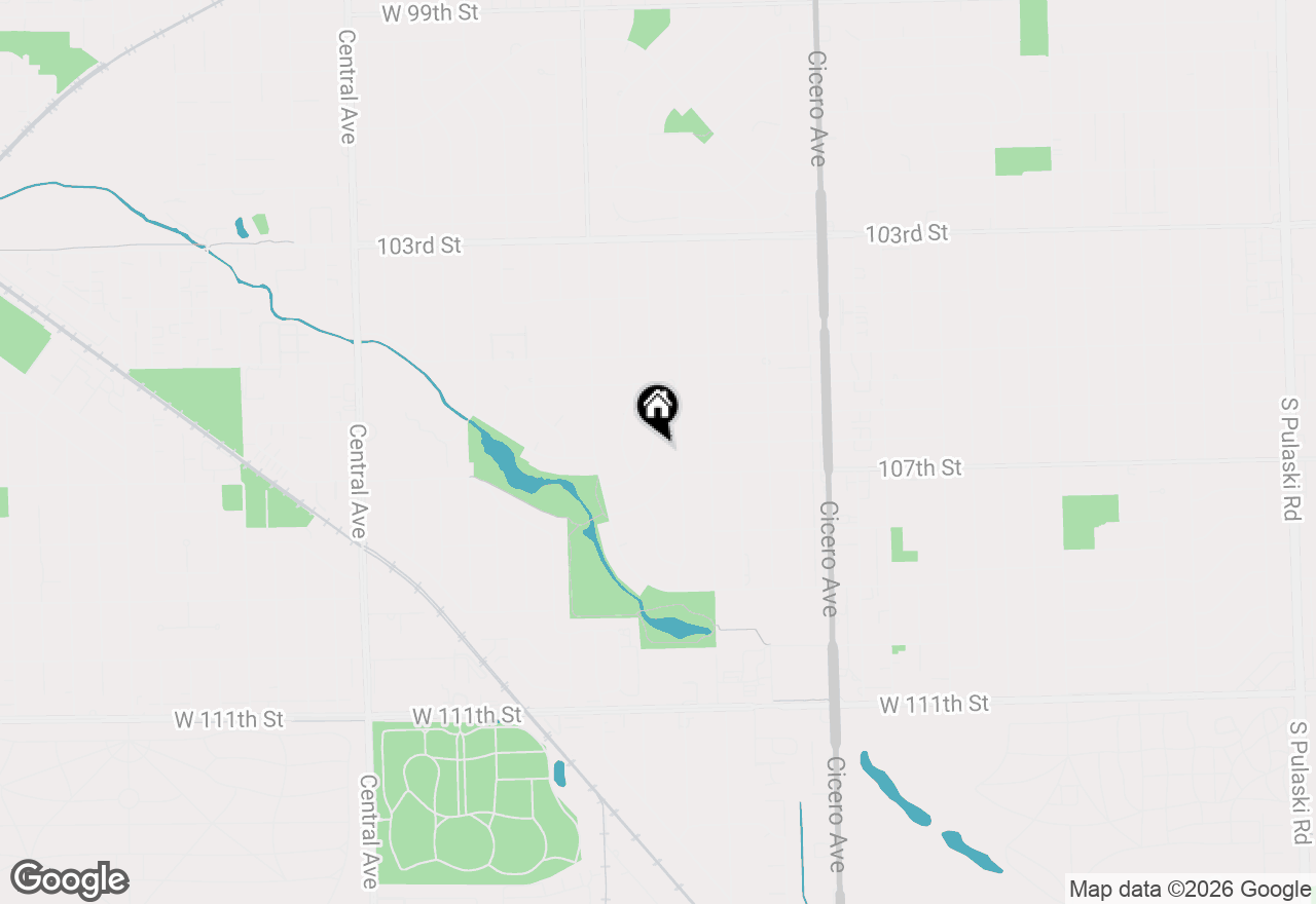 Map of 5123 Wolfe Drive, Oak Lawn, IL 60453