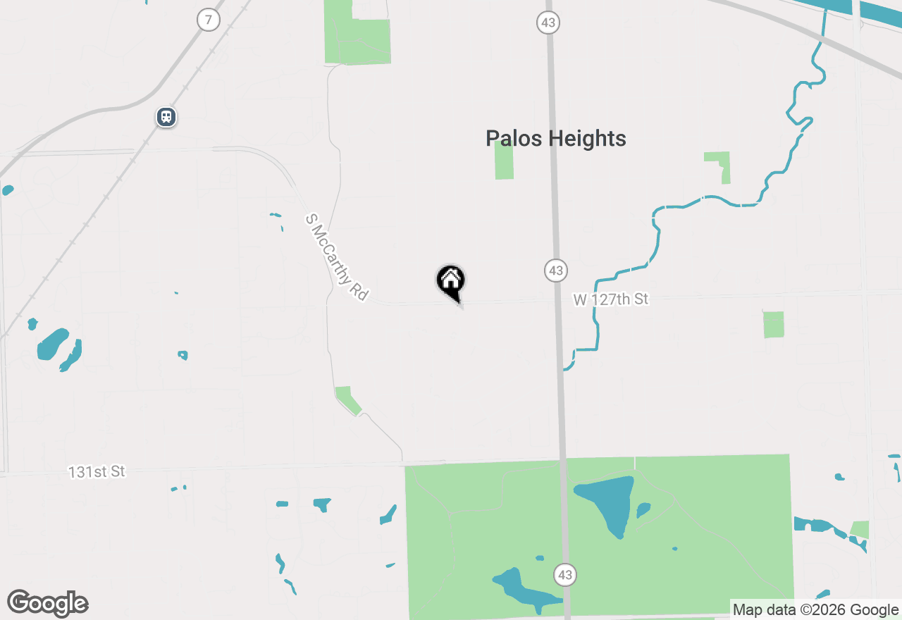 Map of 7440 W Manitoba Drive, Palos Heights, IL 60463