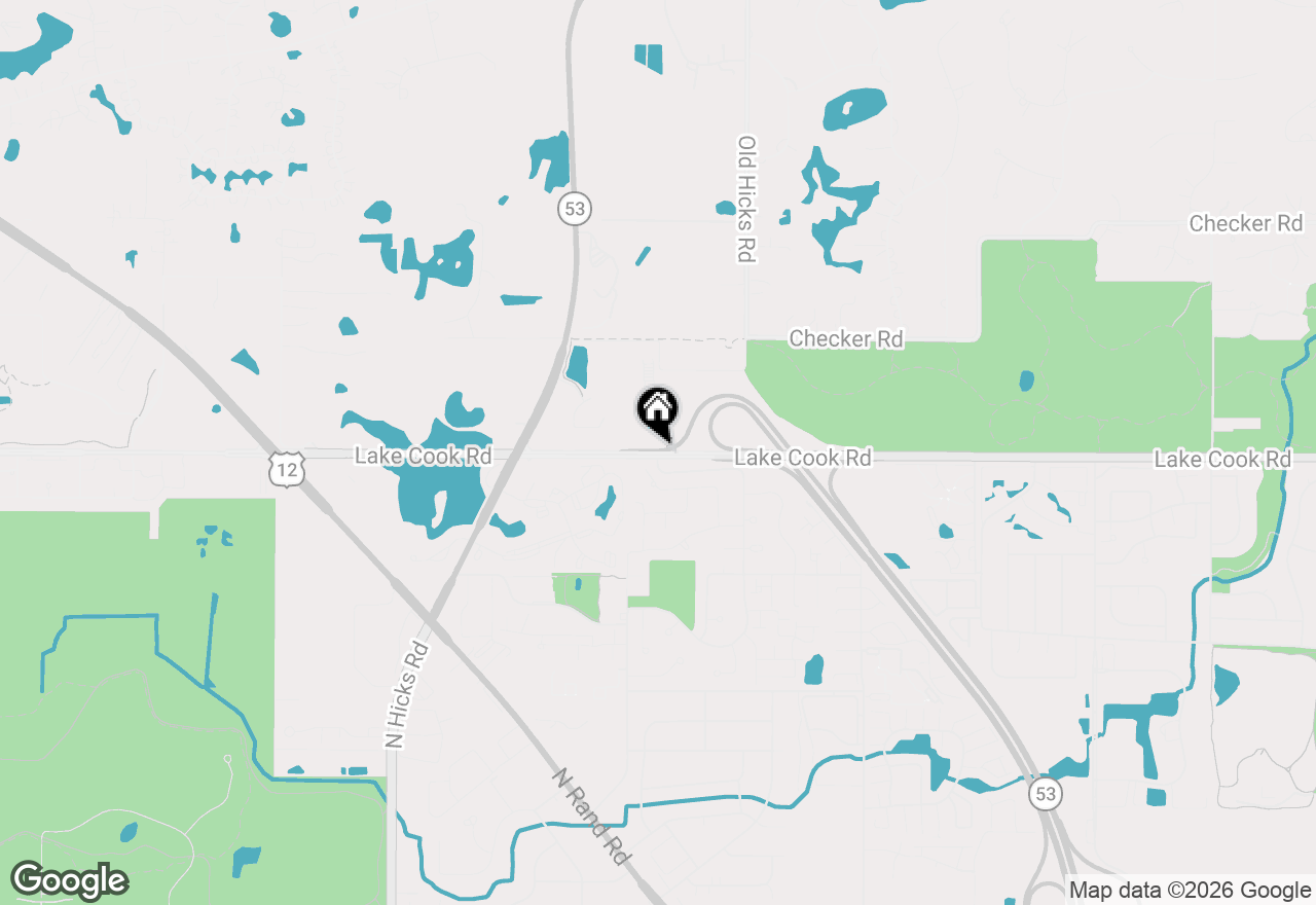 Map of 20470 N Old Hicks Road, Long Grove, IL 60047