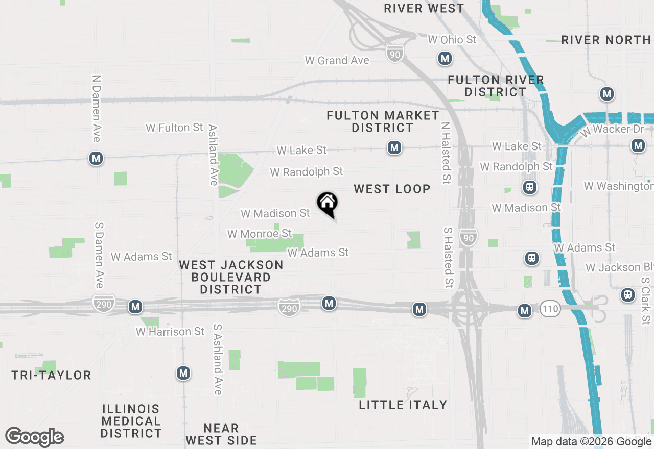 Map of 1200 W Monroe Street #511, Chicago, IL 60607
