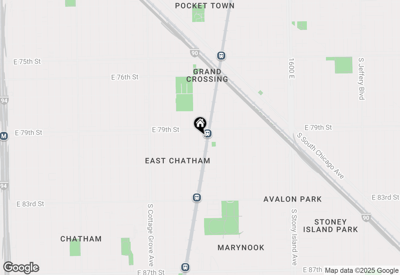 Map of 7920 S Greenwood Avenue, Chicago, IL 60619