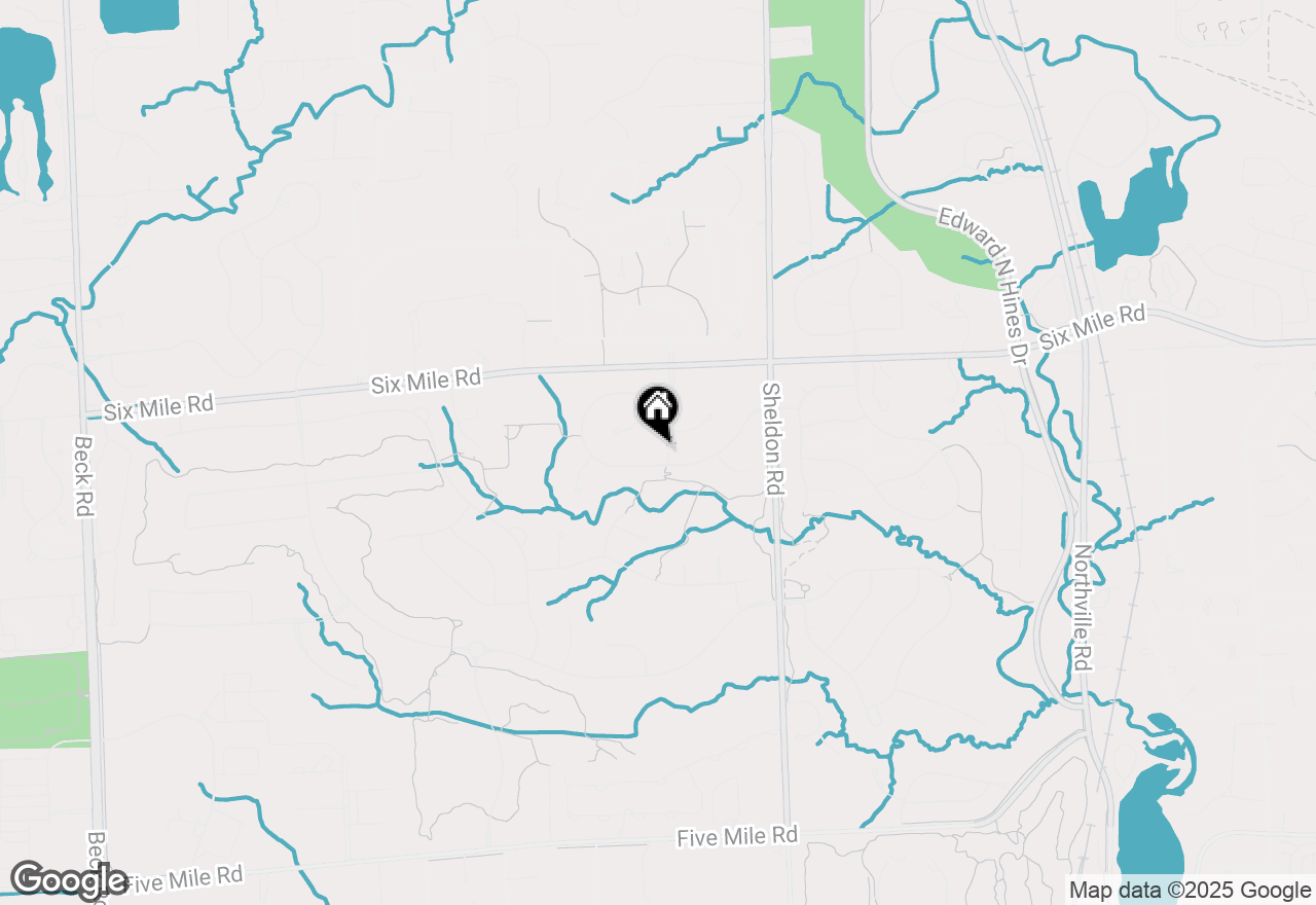 Map of 44843 Aspen Ridge Drive, Northville, MI 48168