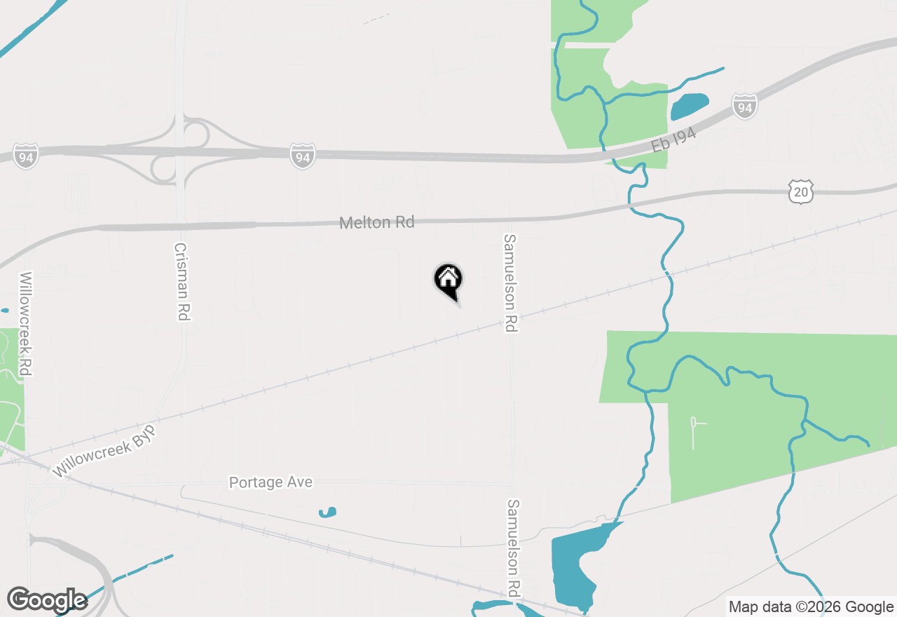 Map of 1975 Hamilton Street, Portage, IN 46368