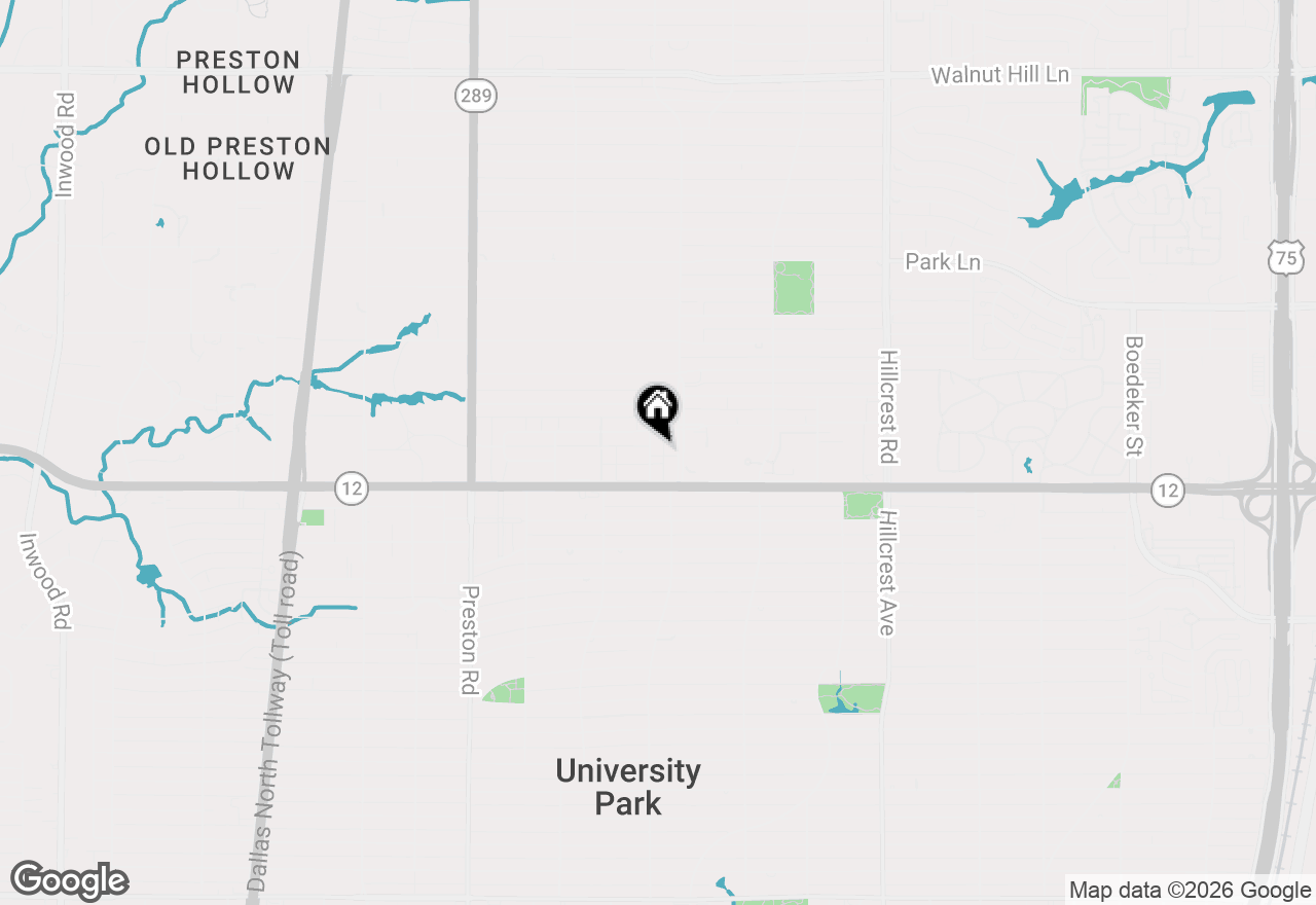 Map of 8602 Baltimore Drive #7, Dallas, TX 75225