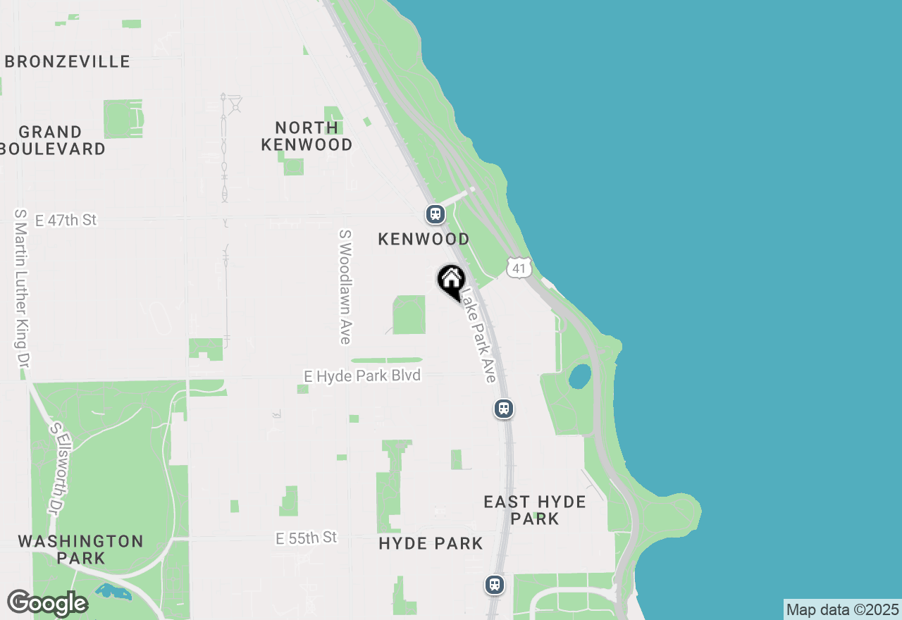 Map of 4923 S Blackstone Avenue, Chicago, IL 60615