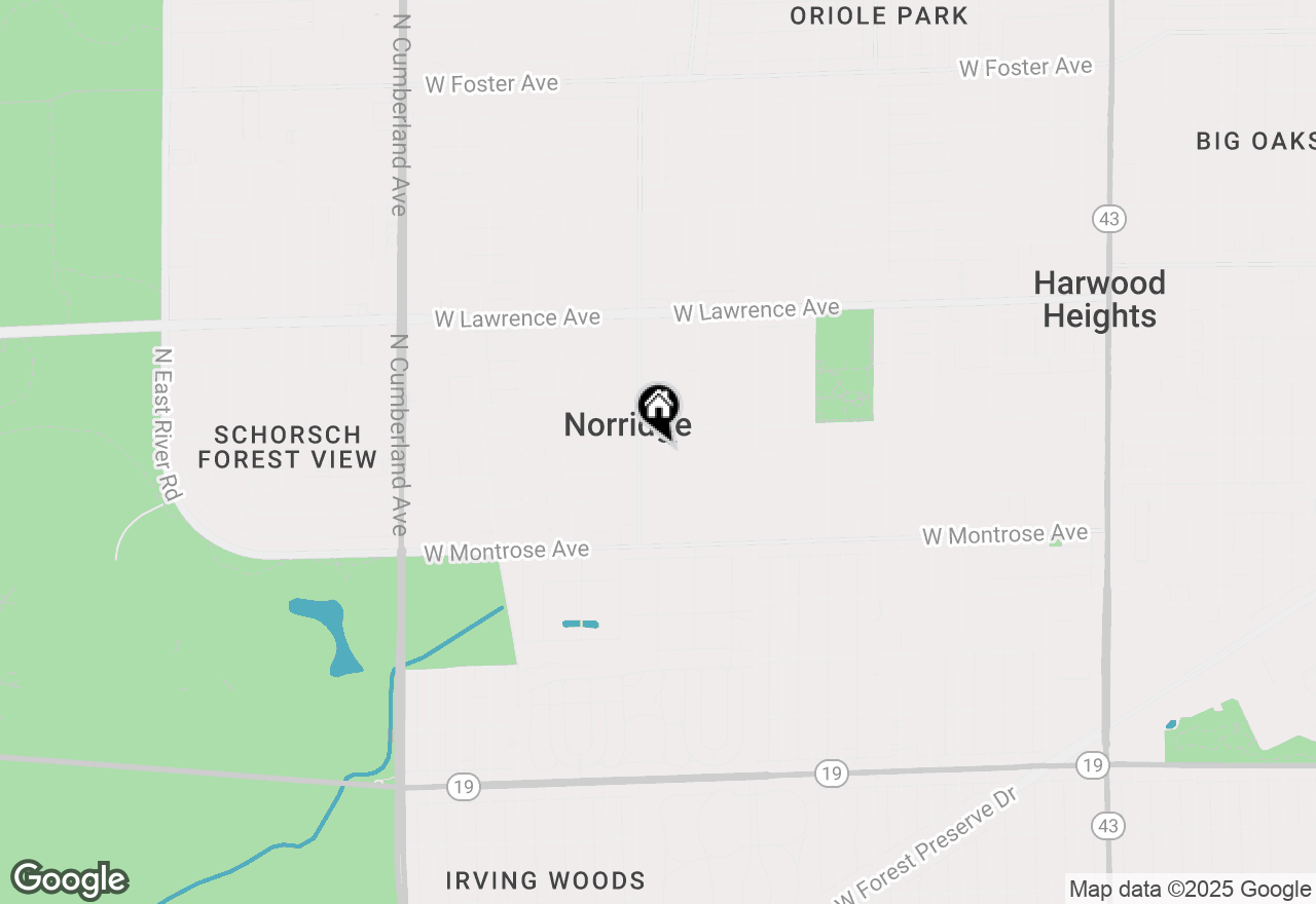 Map of 4540 N Osage Avenue, Norridge, IL 60706