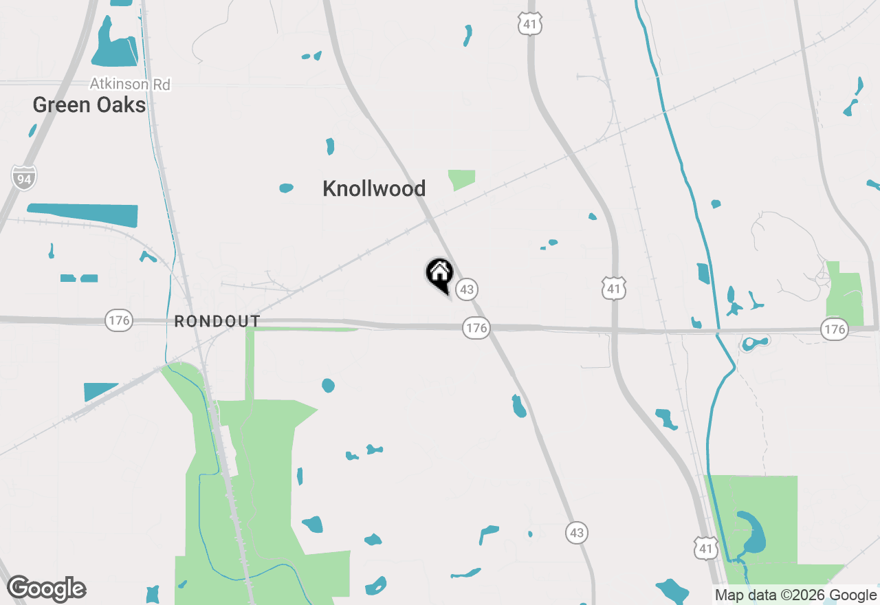 Map of 907 W North Avenue, Lake Bluff, IL 60044