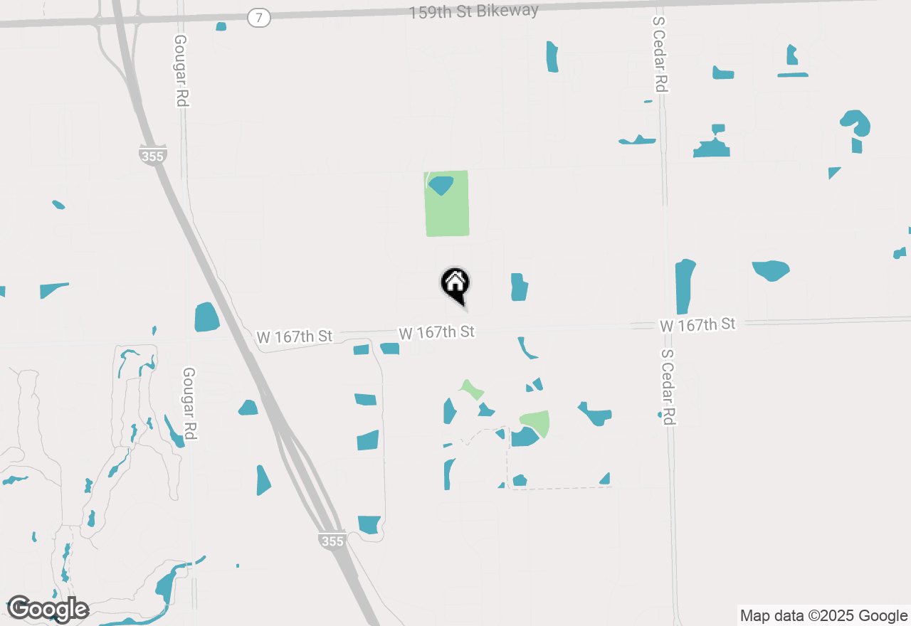 Map of 16646 S Sun Meadow Drive, Lockport, IL 60441