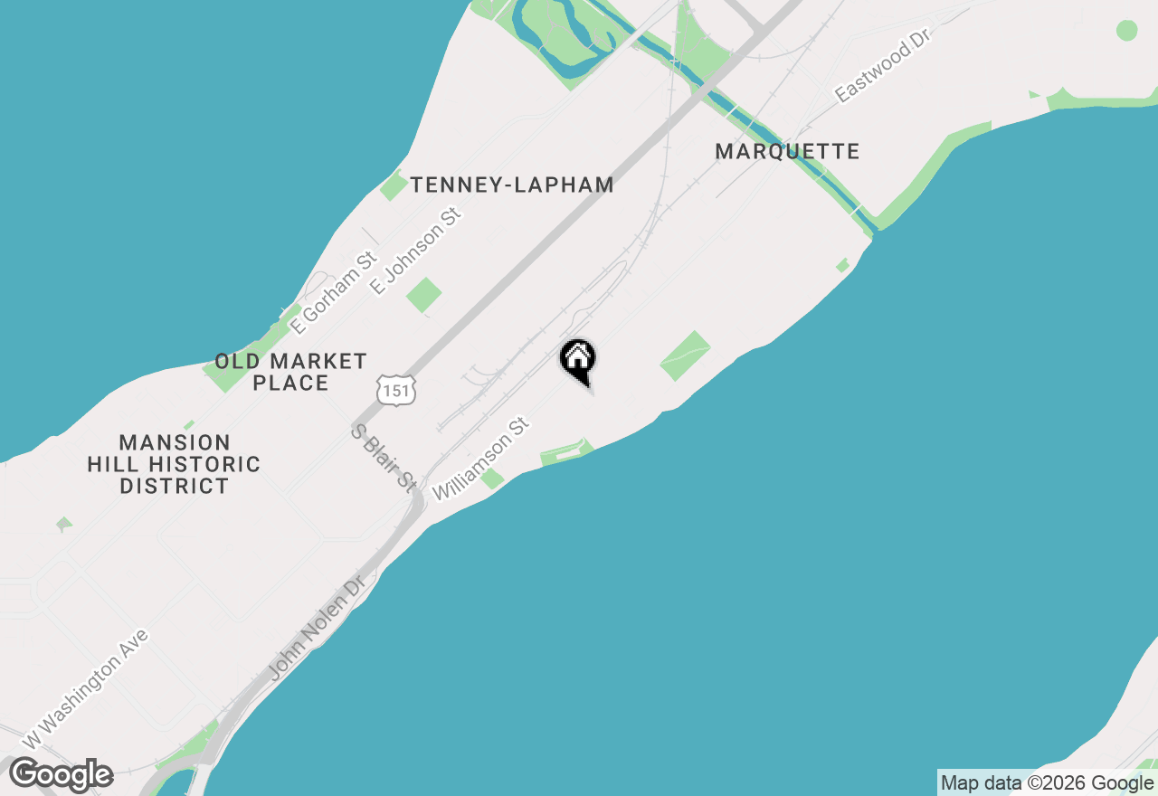 Map of 928 Jenifer Street, Madison, WI 53703