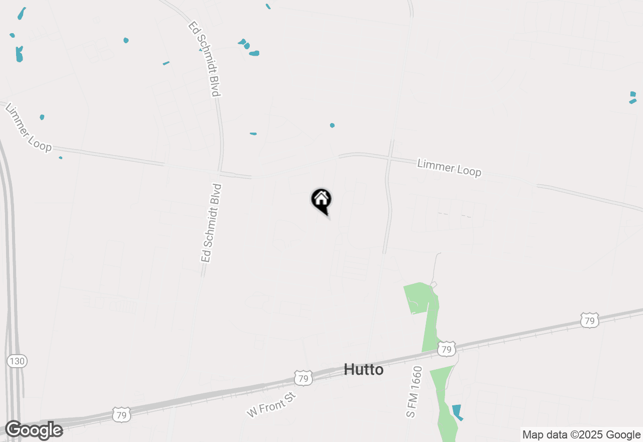 Map of 104 Wallin St, Hutto, TX 78634