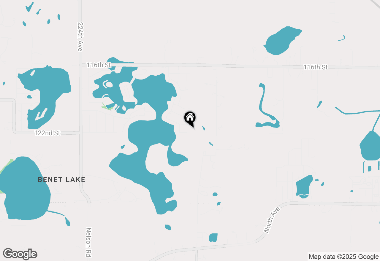 Map of 21104 122nd St, Bristol, WI 53104