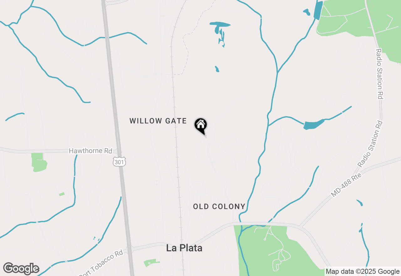 Map of 562 Twisted Twig Lane, La Plata, MD 20646