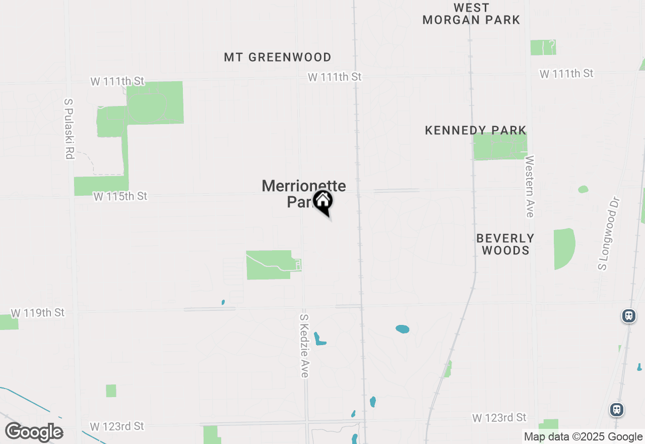 Map of 11600 S Rogowski Drive, Merrionette Park, IL 60803