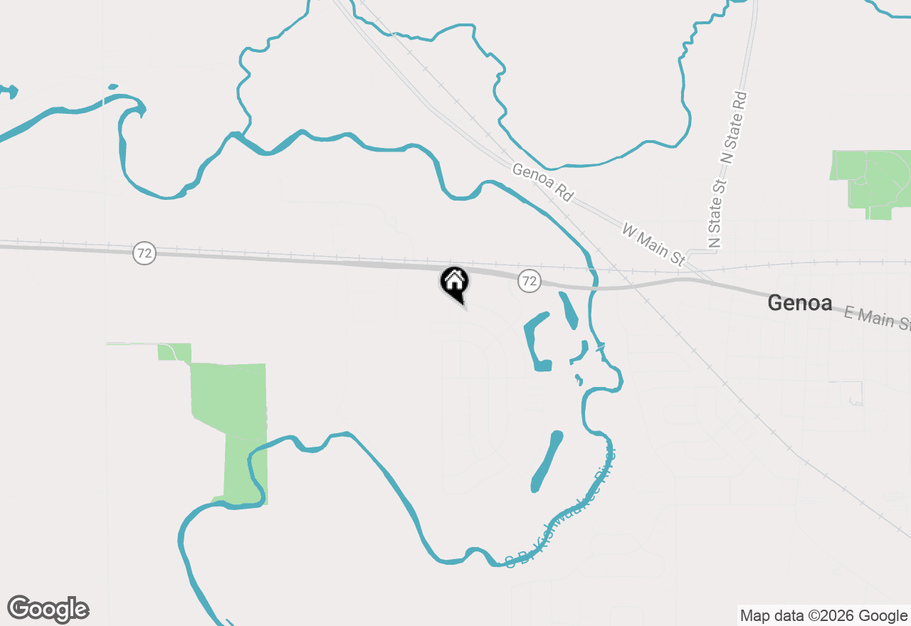 Map of (Address confidential), Genoa, Illinois 60135