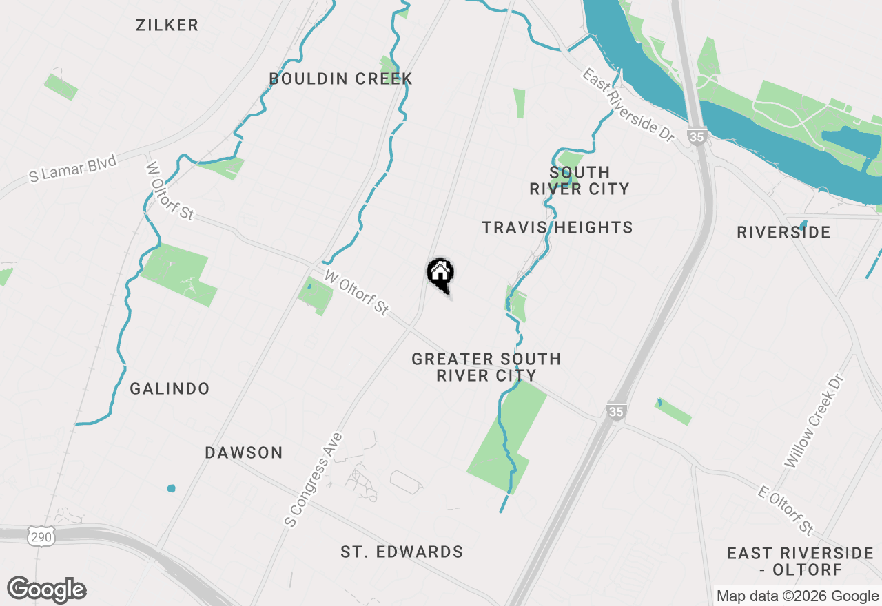 Map of 2215 Post Rd #2029, Austin, TX 78704