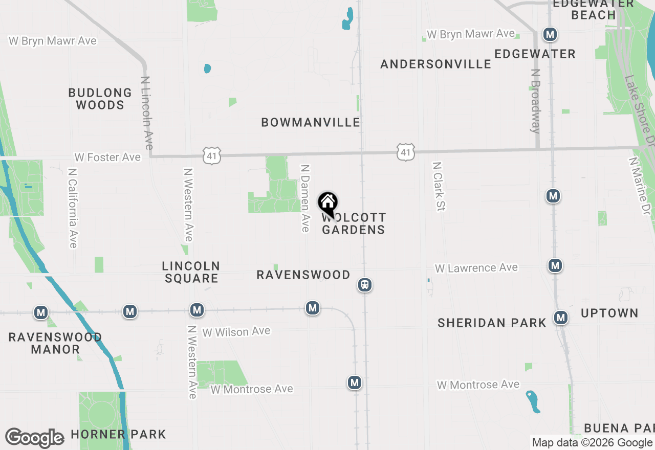 Map of 4933 N Winchester Avenue, Chicago, IL 60640