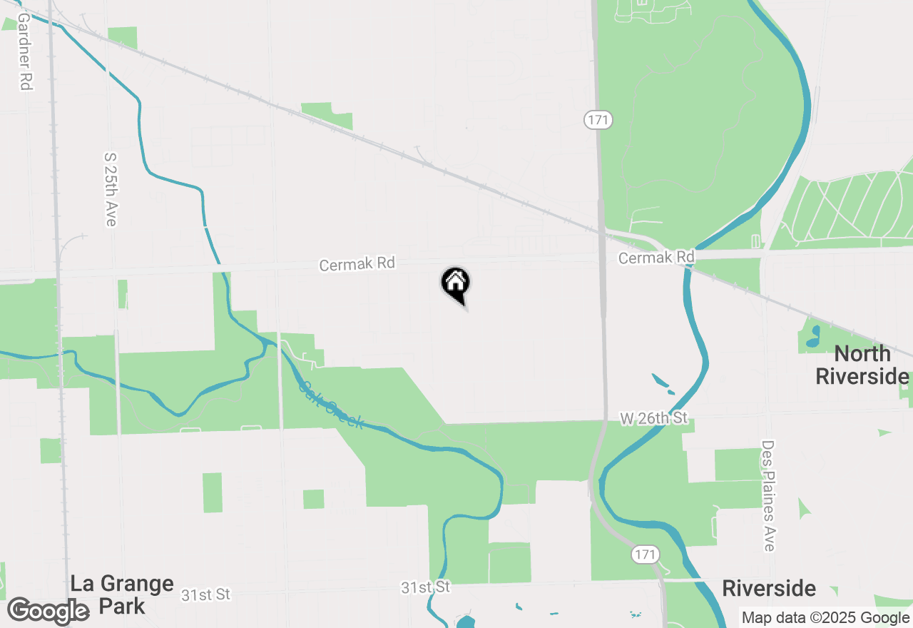 Map of 2316 S 8th Avenue, North Riverside, IL 60546