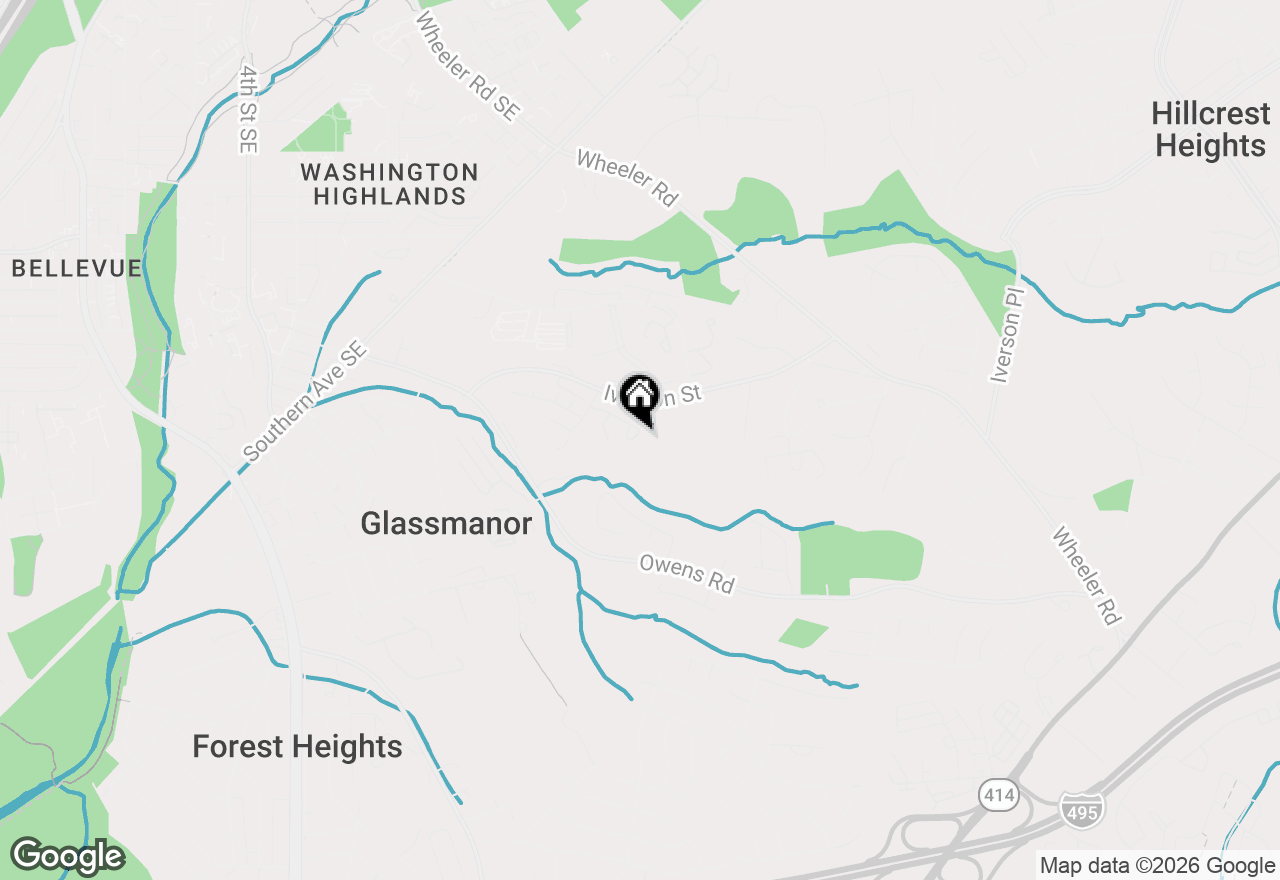 Map of 1606 Deep Gorge Court, Oxon Hill, MD 20745