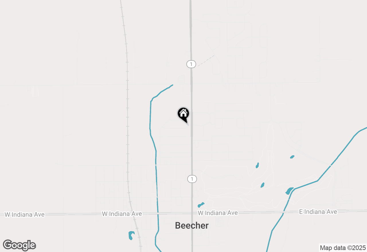 Map of 513 Chestnut Lane, Beecher, IL 60401
