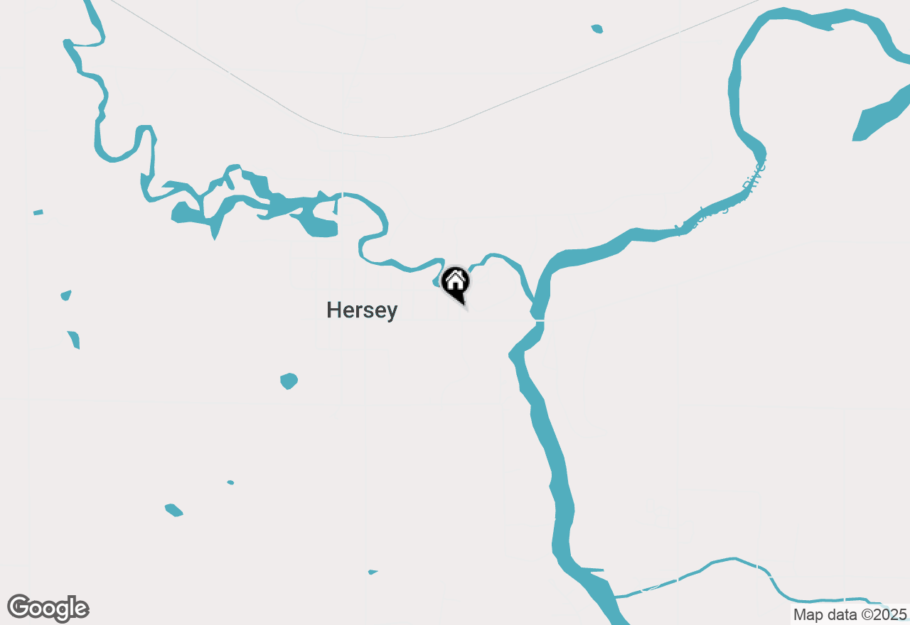Map of 507 E 4th Street, Hersey, MI 49639